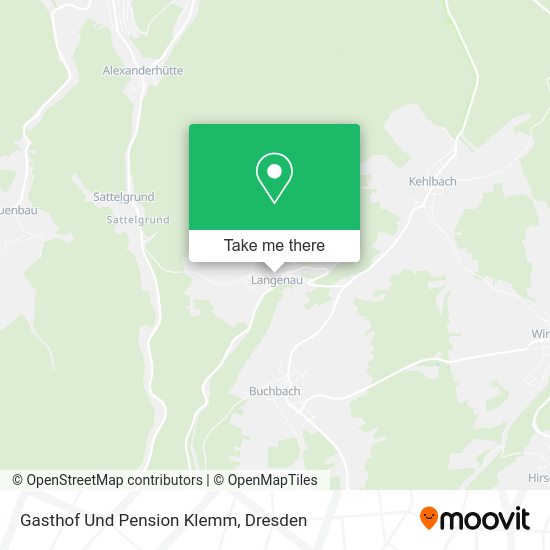 Карта Gasthof Und Pension Klemm