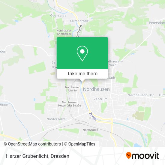 Карта Harzer Grubenlicht