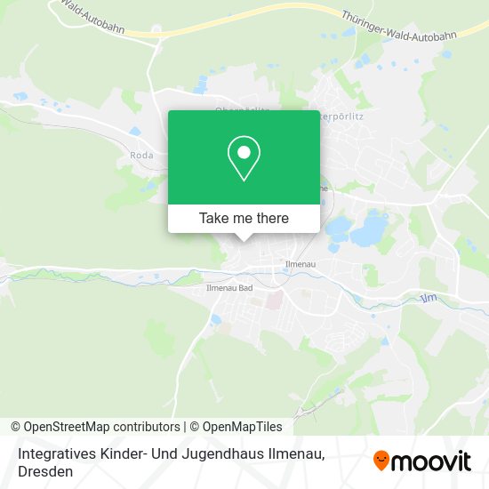 Карта Integratives Kinder- Und Jugendhaus Ilmenau