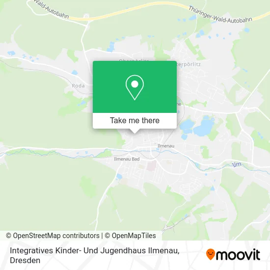 Карта Integratives Kinder- Und Jugendhaus Ilmenau