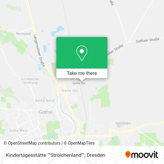 Карта Kindertagesstätte ""Strolchenland""