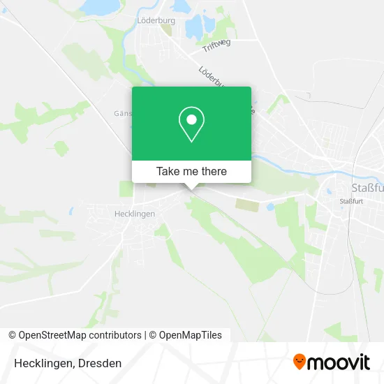 Карта Hecklingen