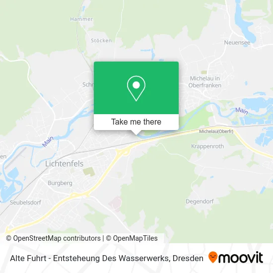 Карта Alte Fuhrt - Entsteheung Des Wasserwerks