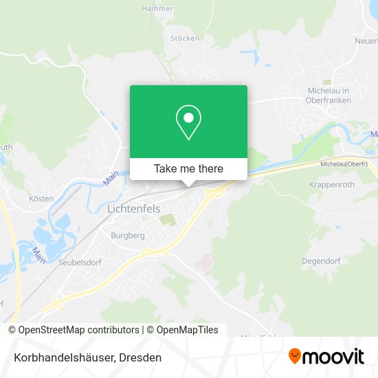 Карта Korbhandelshäuser