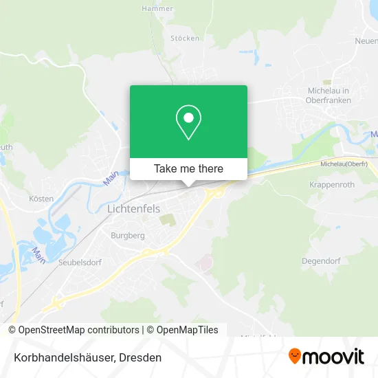 Карта Korbhandelshäuser