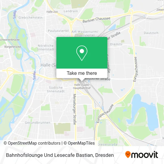 Карта Bahnhofslounge Und Lesecafe Bastian