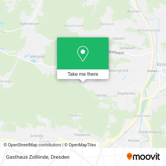 Карта Gasthaus Zolllinde