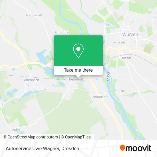 Карта Autoservice Uwe Wagner