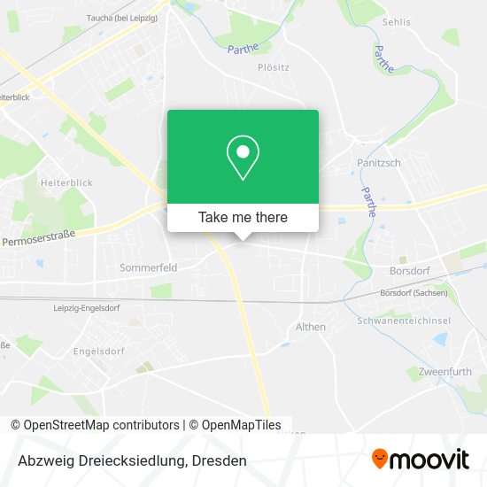 Карта Abzweig Dreiecksiedlung