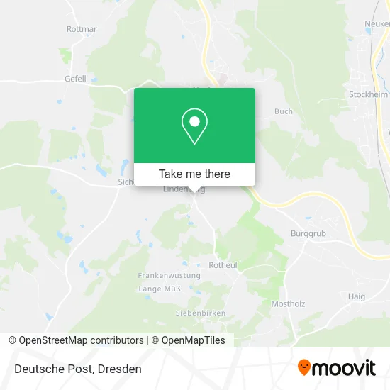 Карта Deutsche Post