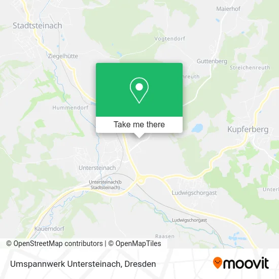 Карта Umspannwerk Untersteinach