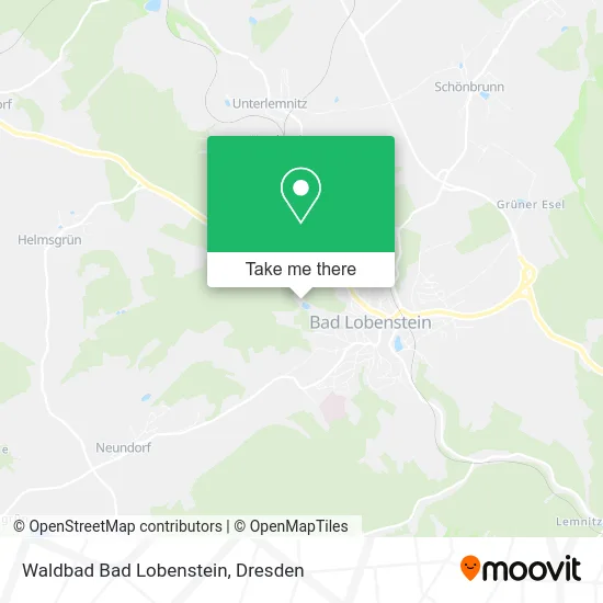 Карта Waldbad Bad Lobenstein