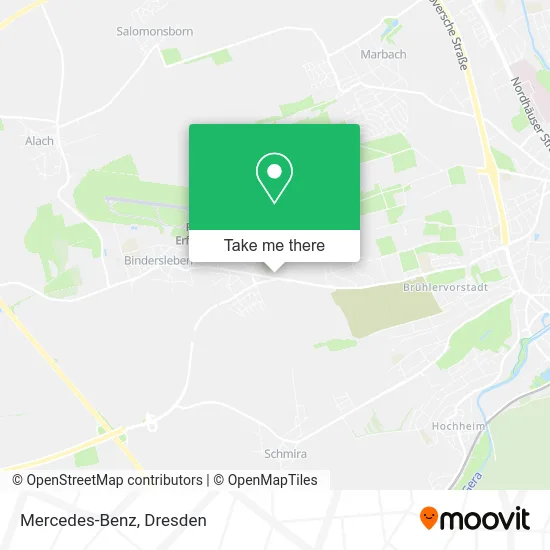 Карта Mercedes-Benz