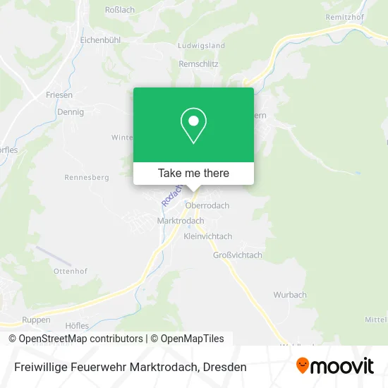 Карта Freiwillige Feuerwehr Marktrodach