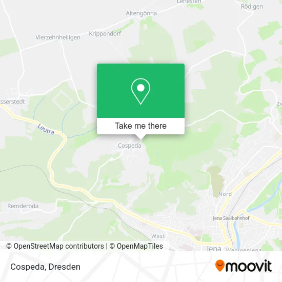 Cospeda map