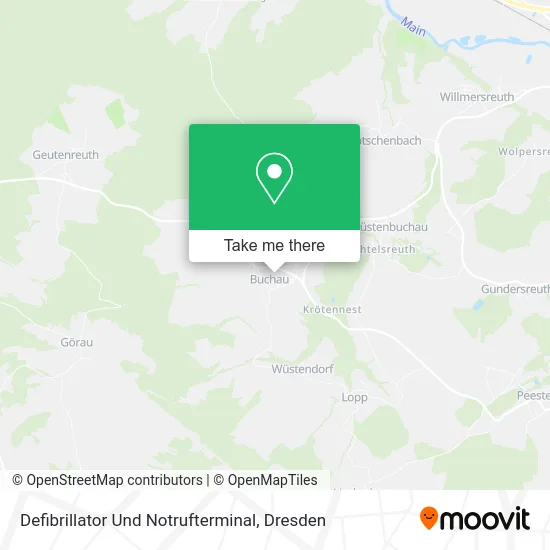 Карта Defibrillator Und Notrufterminal