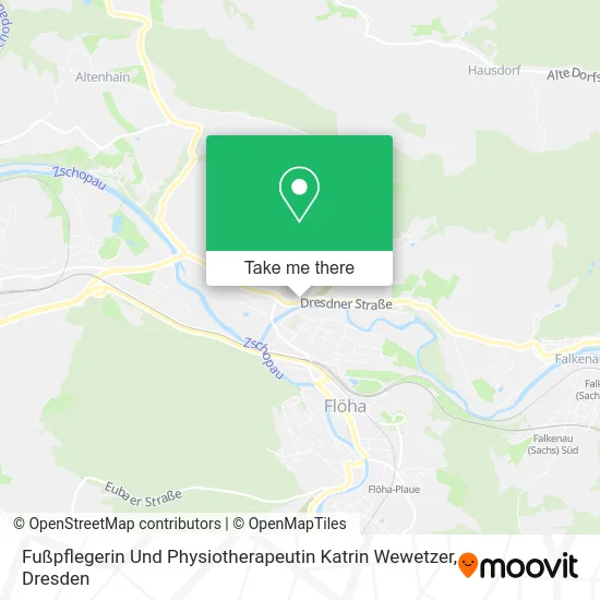 Карта Fußpflegerin Und Physiotherapeutin Katrin Wewetzer