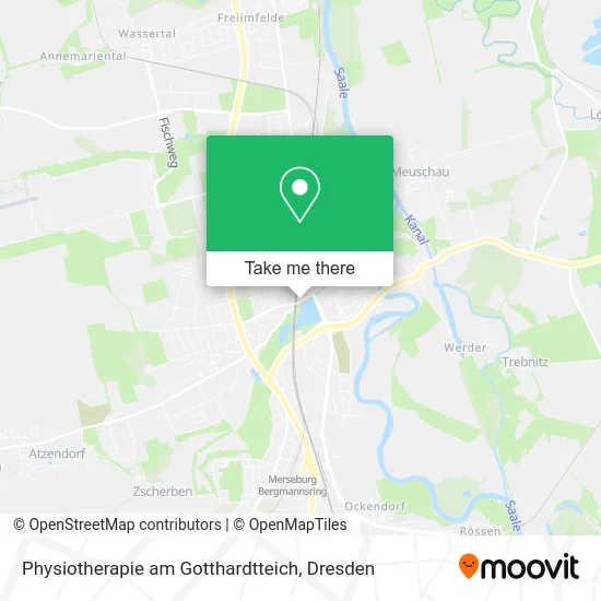Карта Physiotherapie am Gotthardtteich