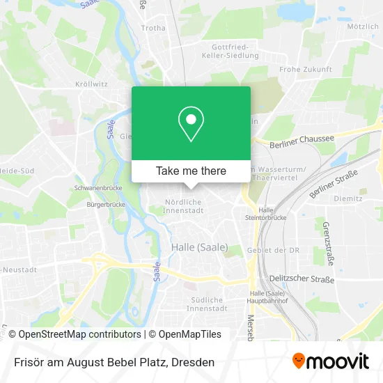 Карта Frisör am August Bebel Platz
