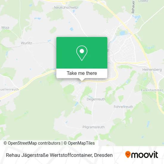 Карта Rehau Jägerstraße Wertstoffcontainer