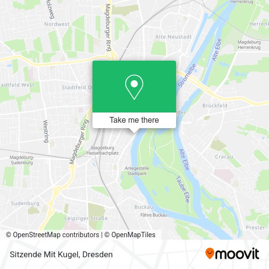 Карта Sitzende Mit Kugel