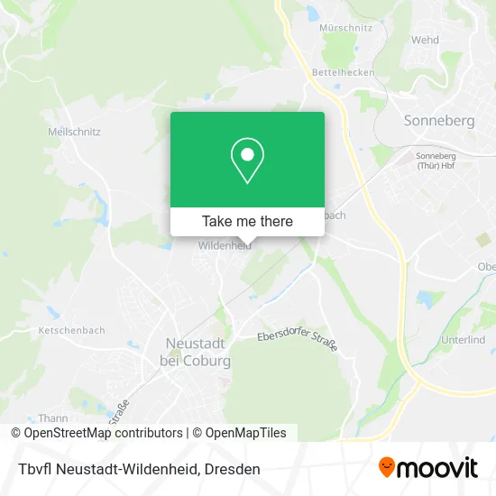 Карта Tbvfl Neustadt-Wildenheid