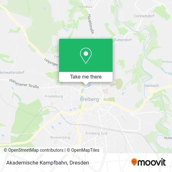 Карта Akademische Kampfbahn