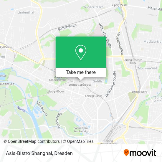 Карта Asia-Bistro Shanghai
