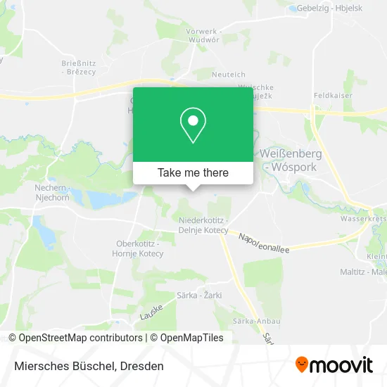 Карта Miersches Büschel