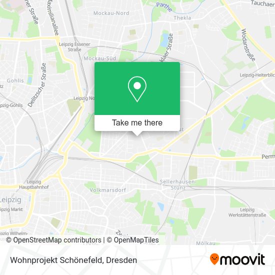 Карта Wohnprojekt Schönefeld