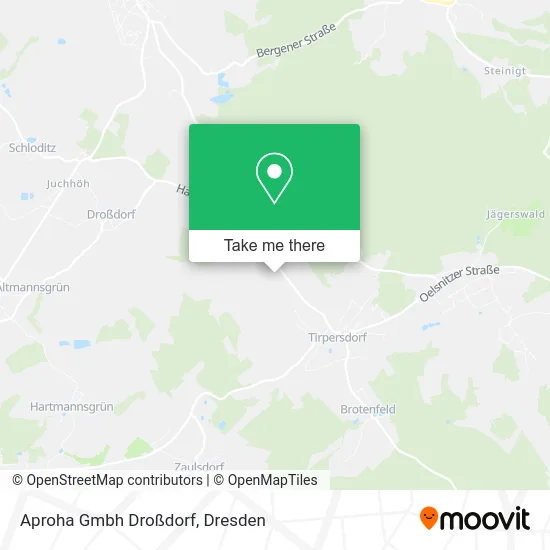 Карта Aproha Gmbh Droßdorf