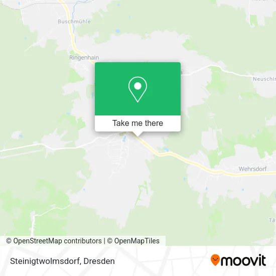 Карта Steinigtwolmsdorf