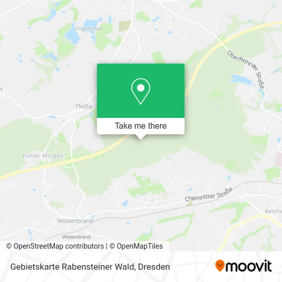 Карта Gebietskarte Rabensteiner Wald