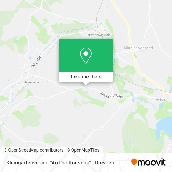 Карта Kleingartenverein ""An Der Koitsche""