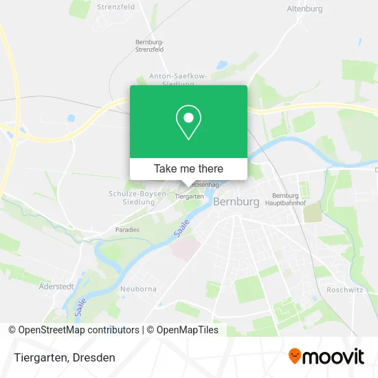 Карта Tiergarten