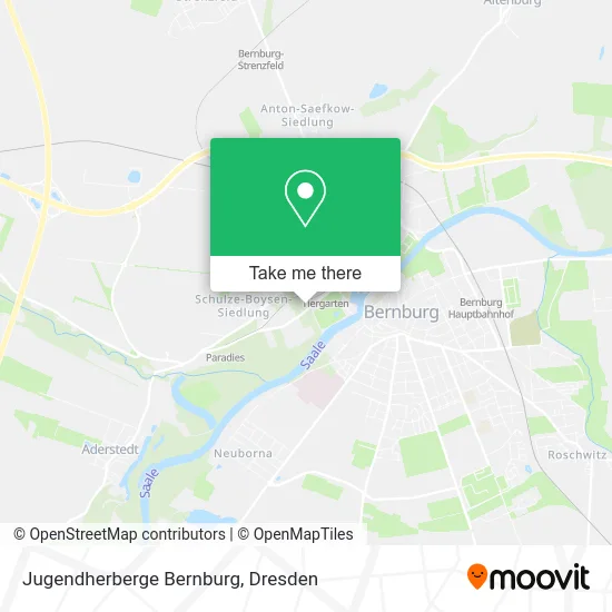 Карта Jugendherberge Bernburg