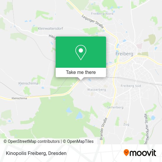 Карта Kinopolis Freiberg