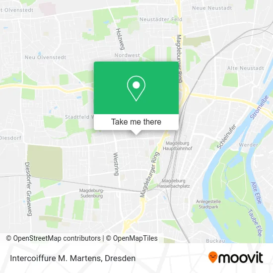 Карта Intercoiffure M. Martens