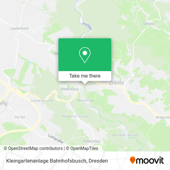 Карта Kleingartenanlage Bahnhofsbusch