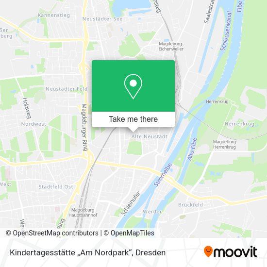 Карта Kindertagesstätte „Am Nordpark“