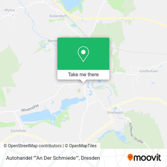 Карта Autohandel ""An Der Schmiede""