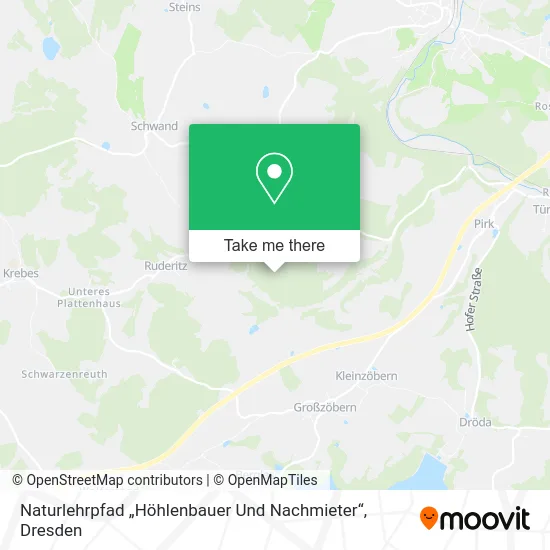 Карта Naturlehrpfad „Höhlenbauer Und Nachmieter“