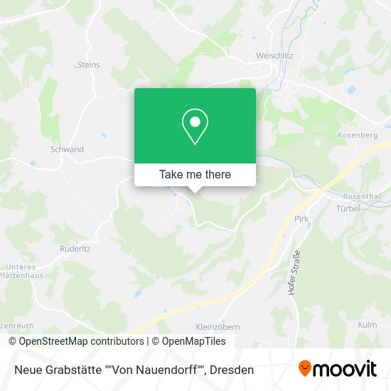 Карта Neue Grabstätte ""Von Nauendorff""