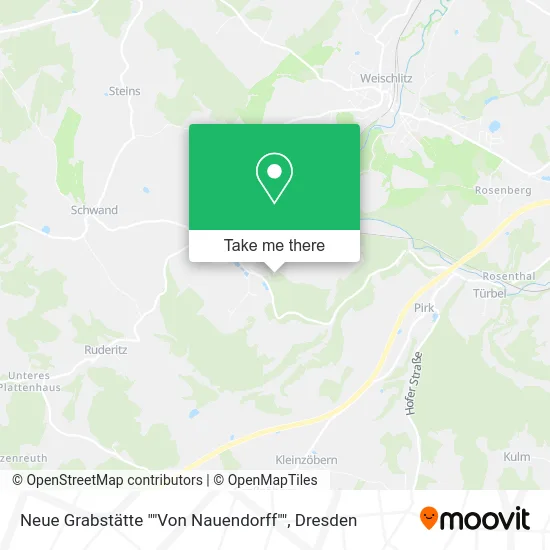 Карта Neue Grabstätte ""Von Nauendorff""