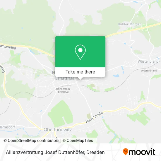 Карта Allianzvertretung Josef Duttenhöfer