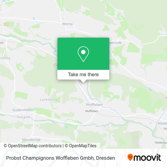 Карта Probst Champignons Woffleben Gmbh