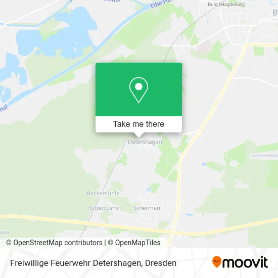 Карта Freiwillige Feuerwehr Detershagen