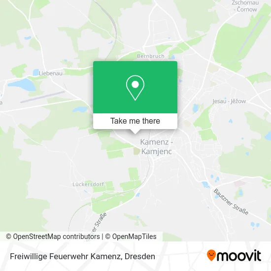 Карта Freiwillige Feuerwehr Kamenz