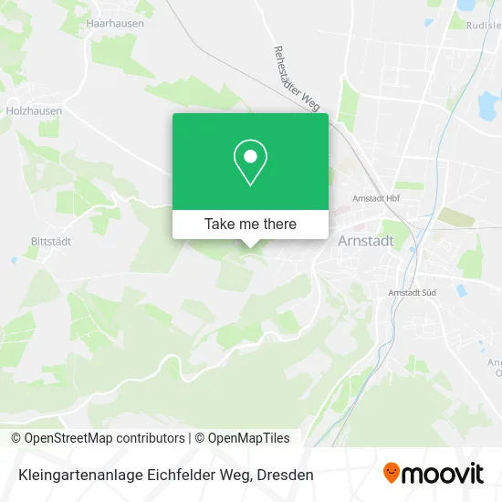Карта Kleingartenanlage Eichfelder Weg