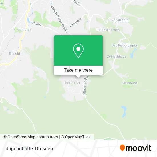 Карта Jugendhütte